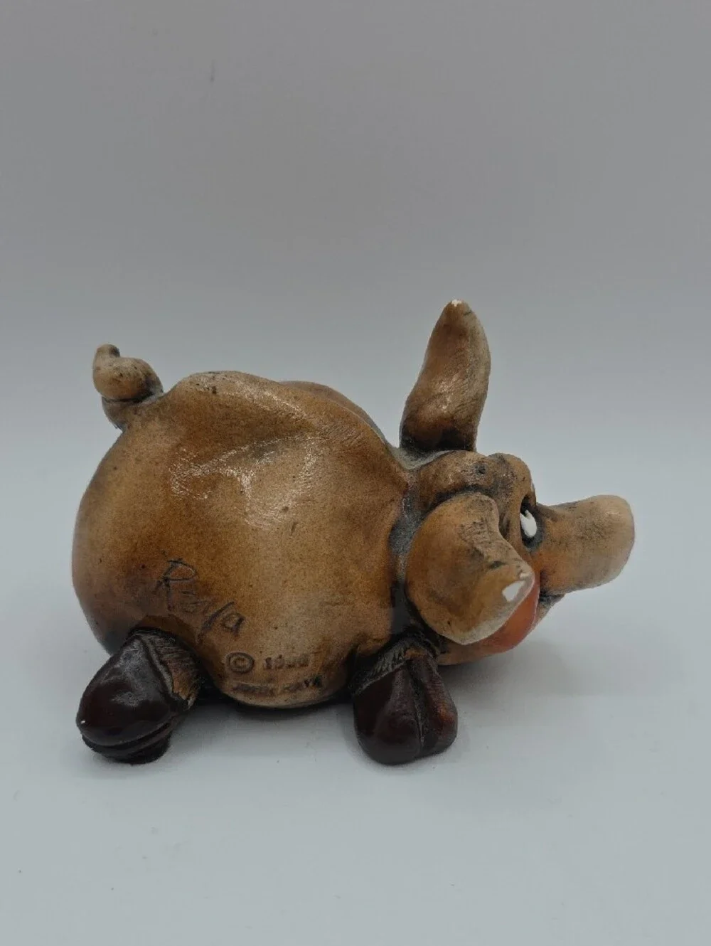 BEASTIES of the Kingdom Pig Hambone Figurine JOHN RAYA Sculpture Vintage 1996